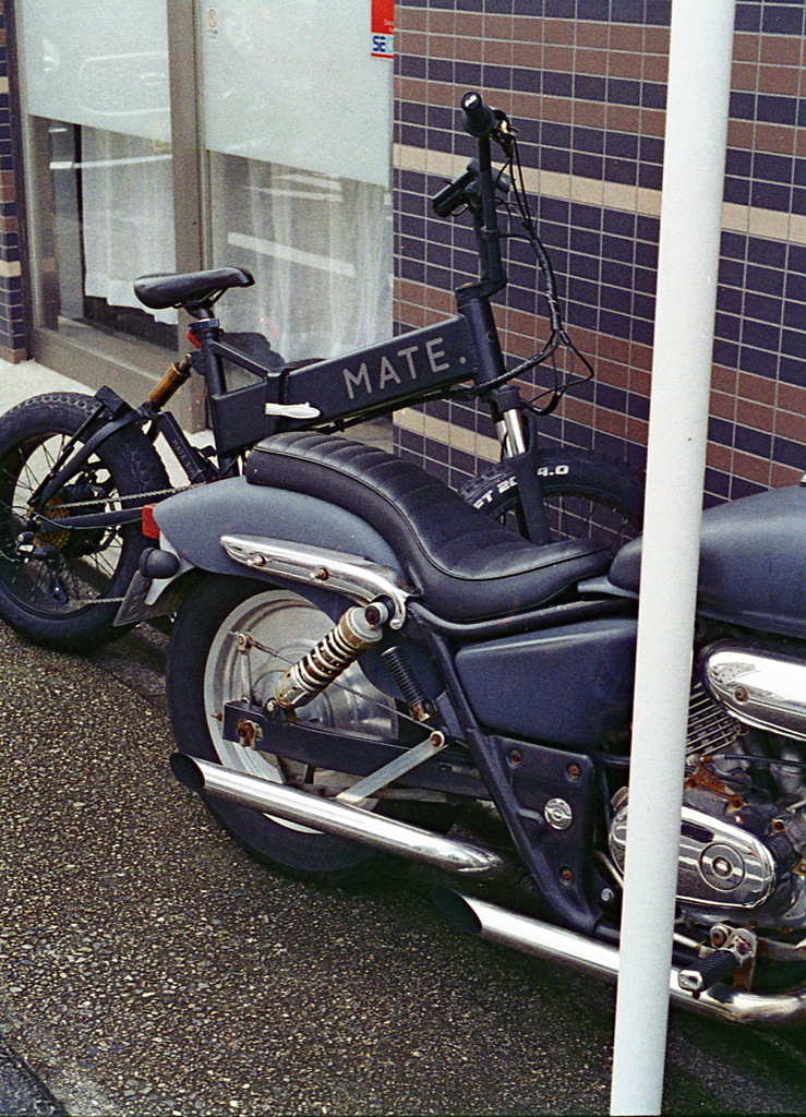 メリケンバイクと自転車