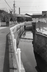 水路のある風景