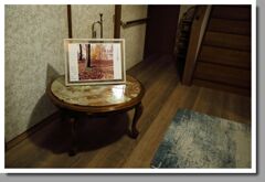 大理石テーブルと季節のワンショット！