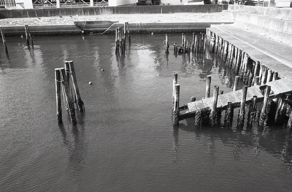 「当時のままの入り江」～Fomapan400での比較画像