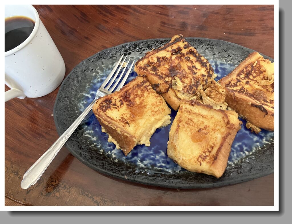 出勤前の次女へ…