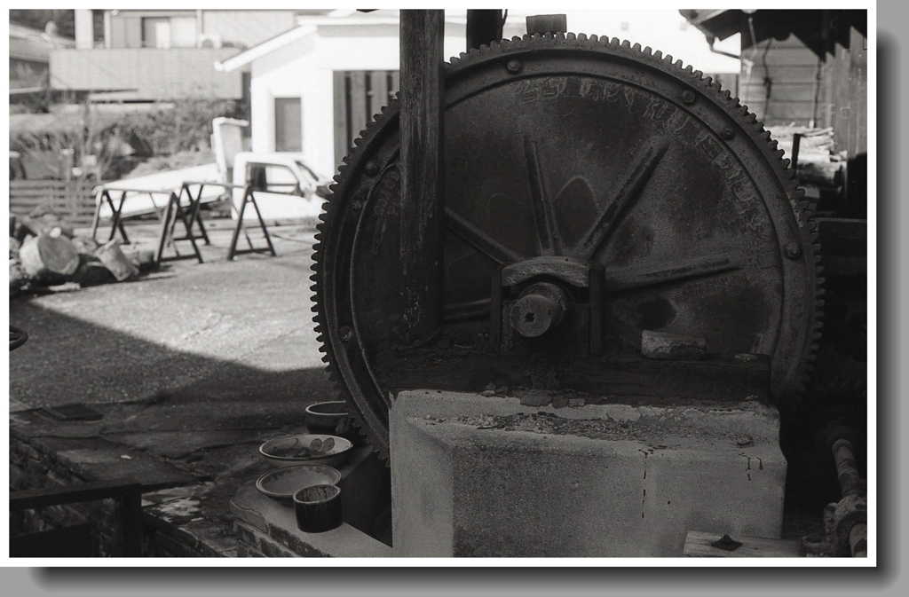 陶土の機械でしょうか。