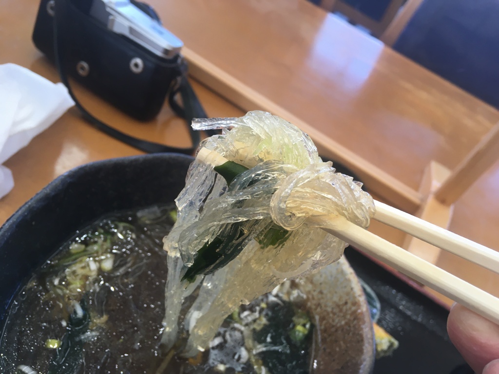 透き通る寒天麺