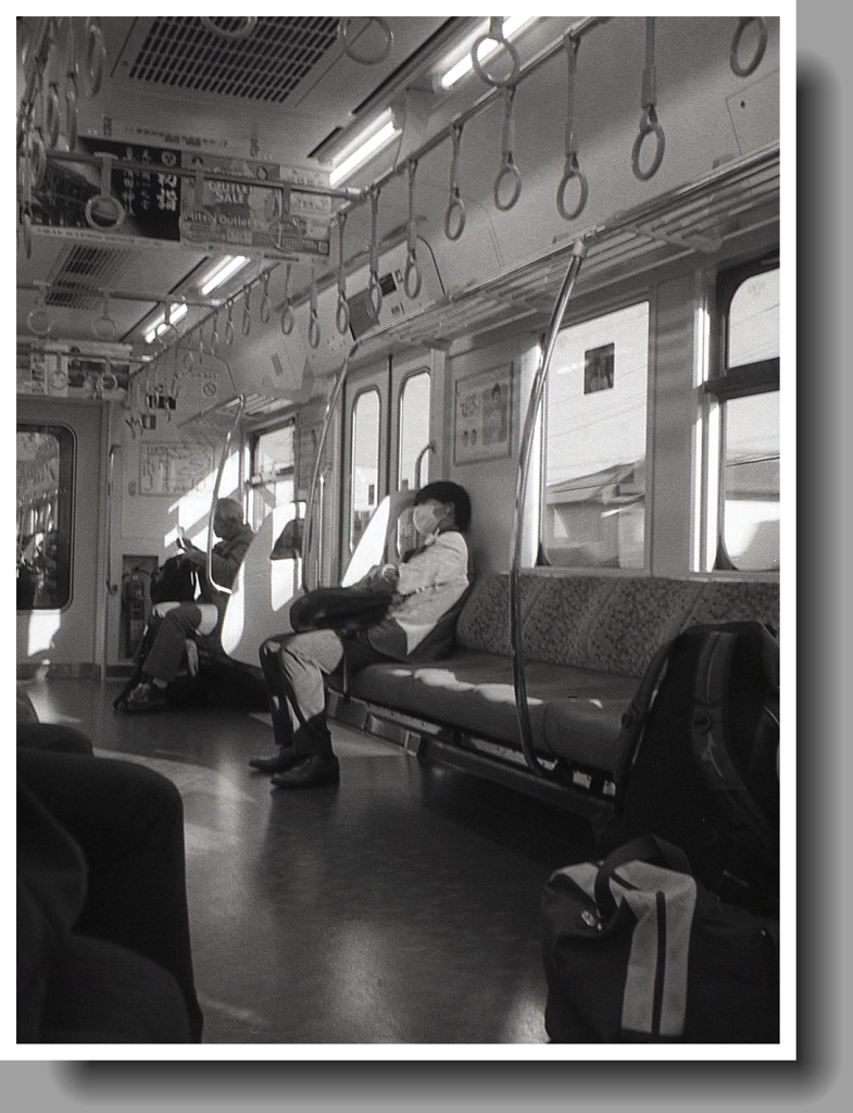 ガラ空きの車内