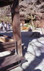 鐘楼のベンチ
