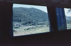 樽見鉄道車窓