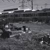 枕木と電車　～神領保線区