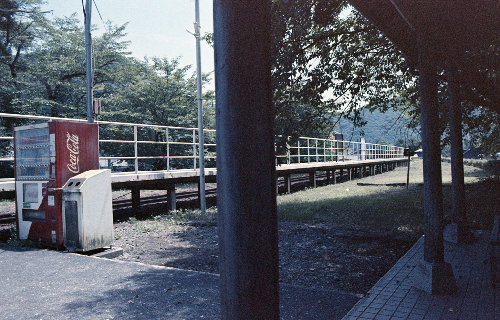 撮影後の電車待ち