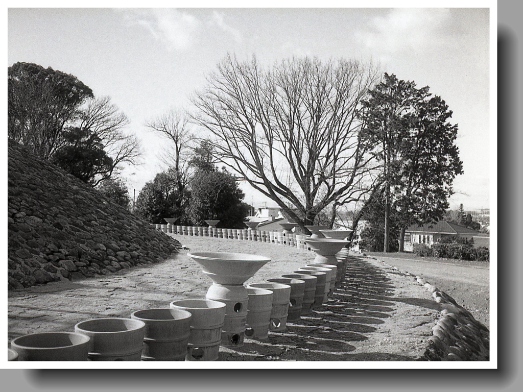 円墳のアングル