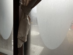 珈琲亭のくもり硝子