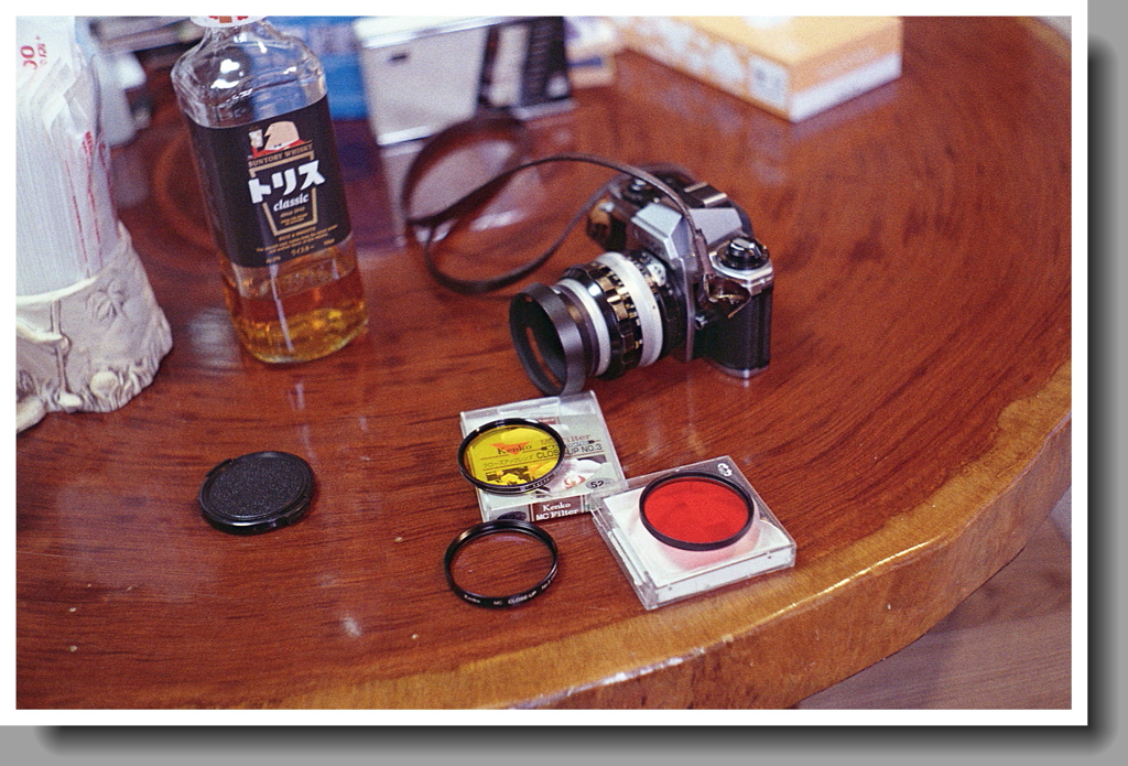 トリスとカメラとフィルターと…