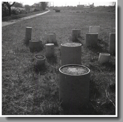 河畔の昭和な遊具