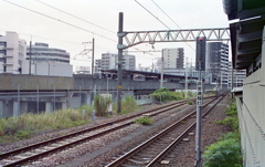名鉄瀬戸線大曽根駅に車両入行 