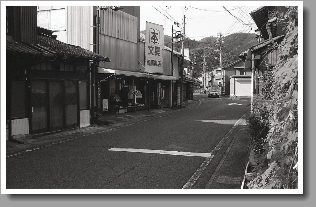 旧街道の書店