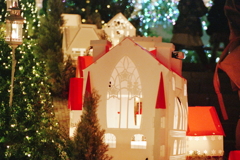 背後には小さな玉ボケ