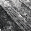 枕木のある道