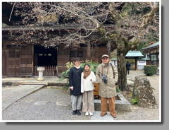 孫と墓参に初詣