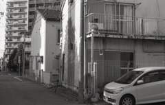 木造長屋がアパートに…