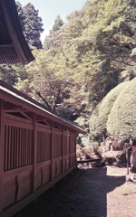 庭師がいる庭園へ