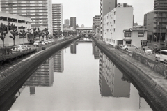 名古屋尾頭橋から堀川風景