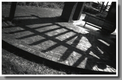 休憩ベンチのシャドゥ