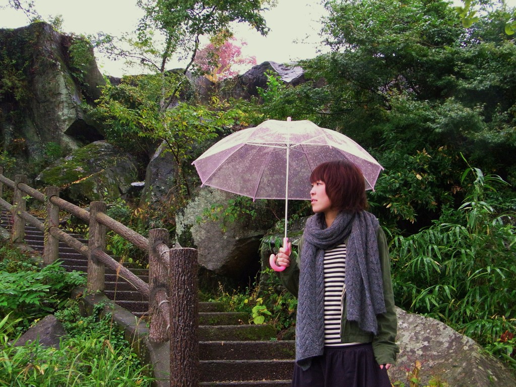 雨女を雨男が。。。