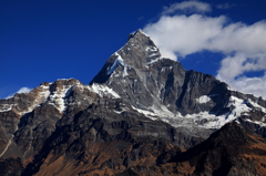 machapuchhare(6441m) in pokhara,nepal