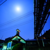 小豆島　夜のマルキン工場１