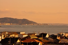 夕時、由比ケ浜