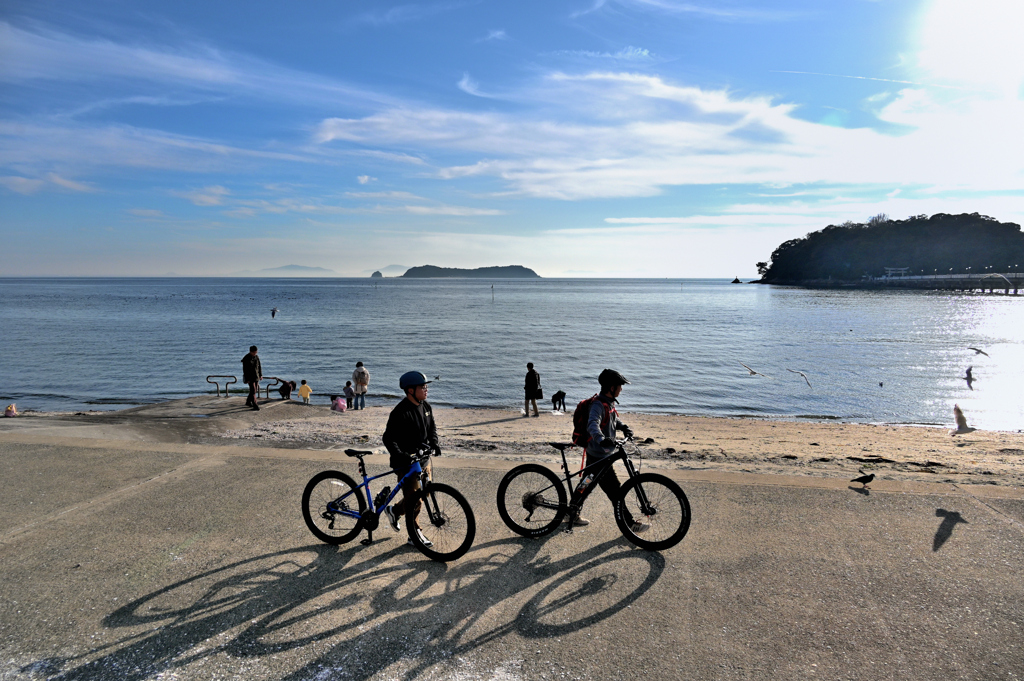 竹島海岸散歩