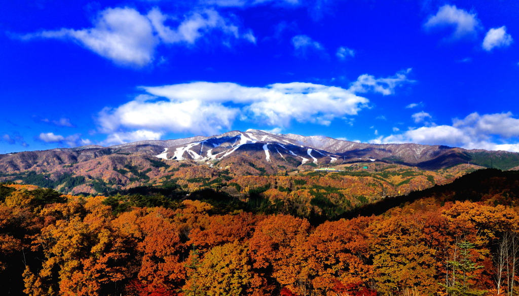 大日岳が平坦に見える