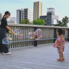 おっきい！　興味津々