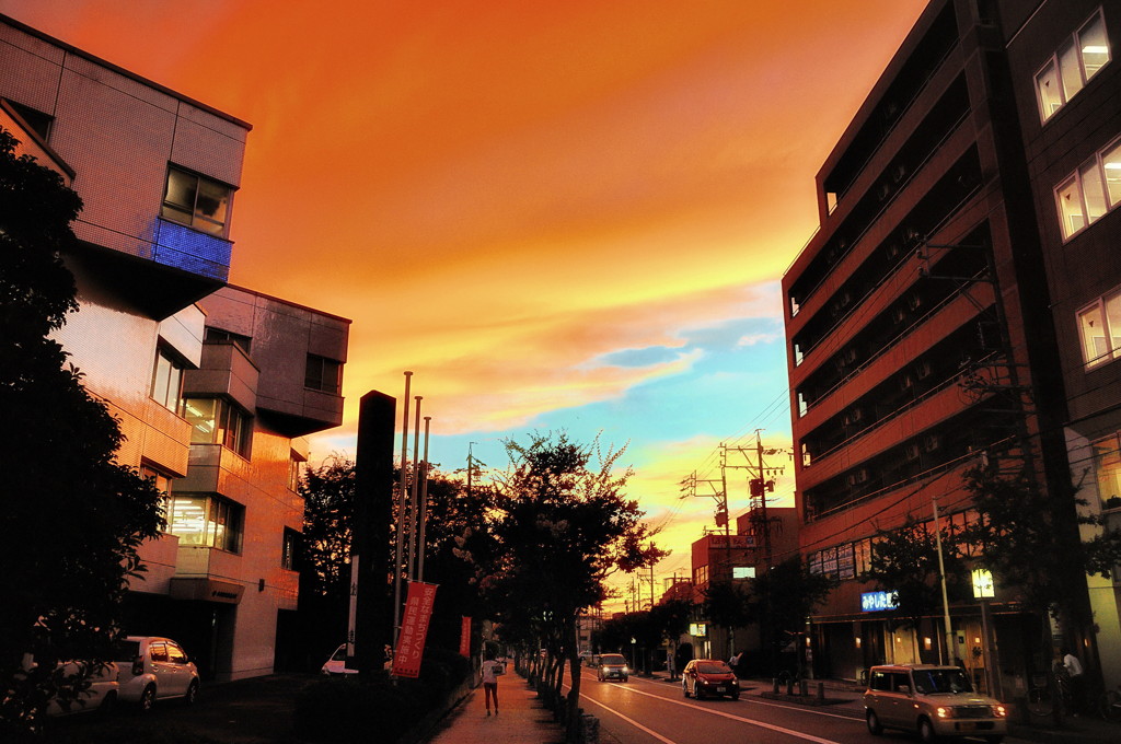 夕焼け色に染まる街 By Duca Id 写真共有サイト Photohito