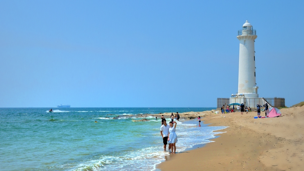 野間灯台の夏