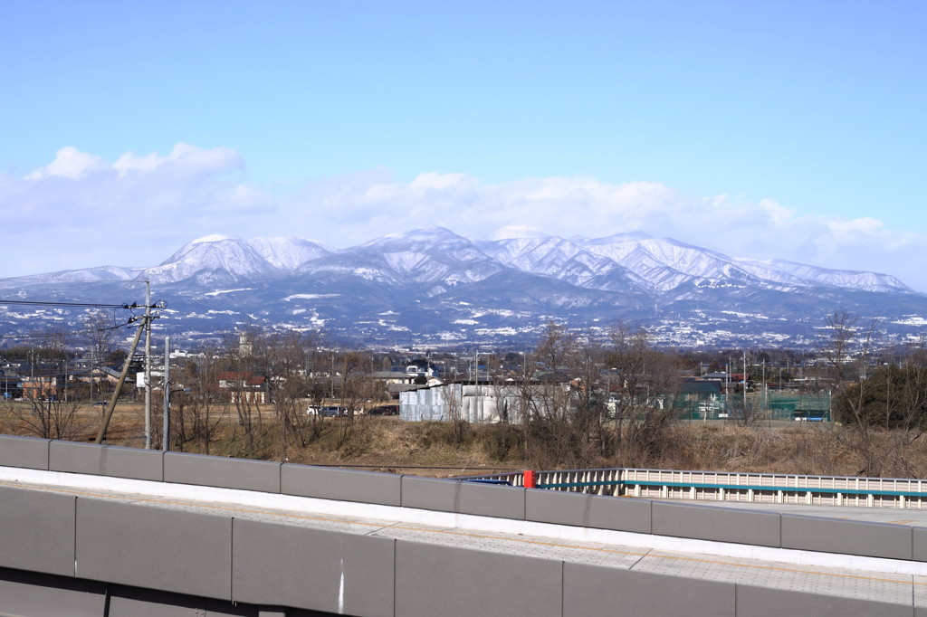 雪化粧の赤城山