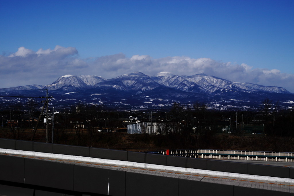 雪化粧の赤城山