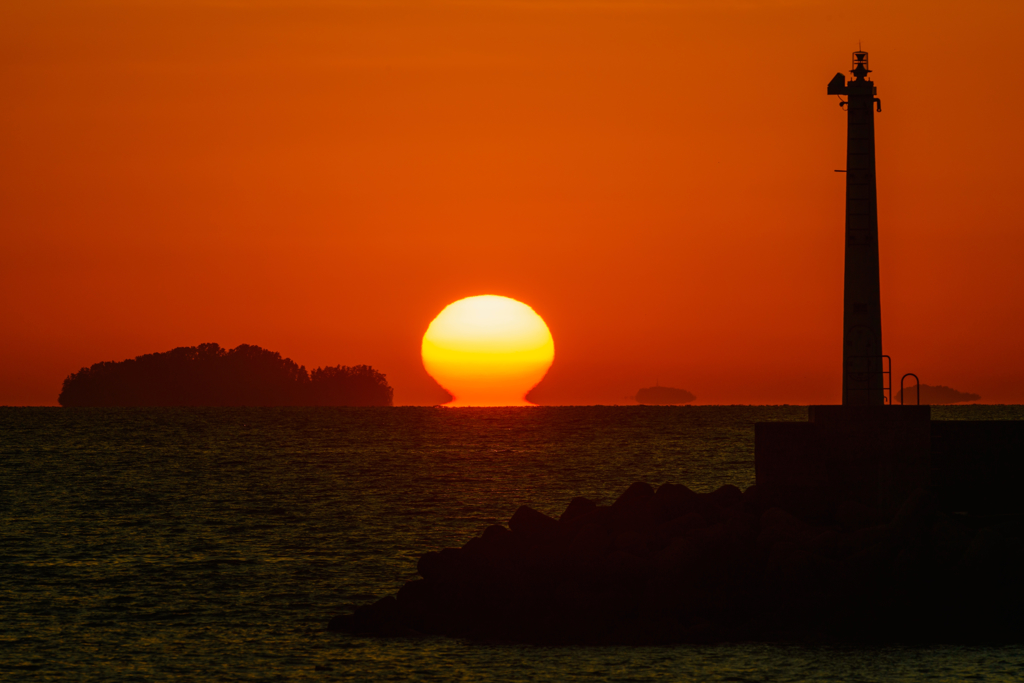瀬戸内だるま夕日