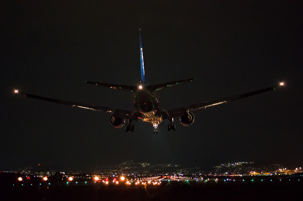 夜間着陸