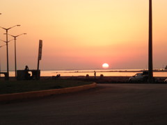 夕日