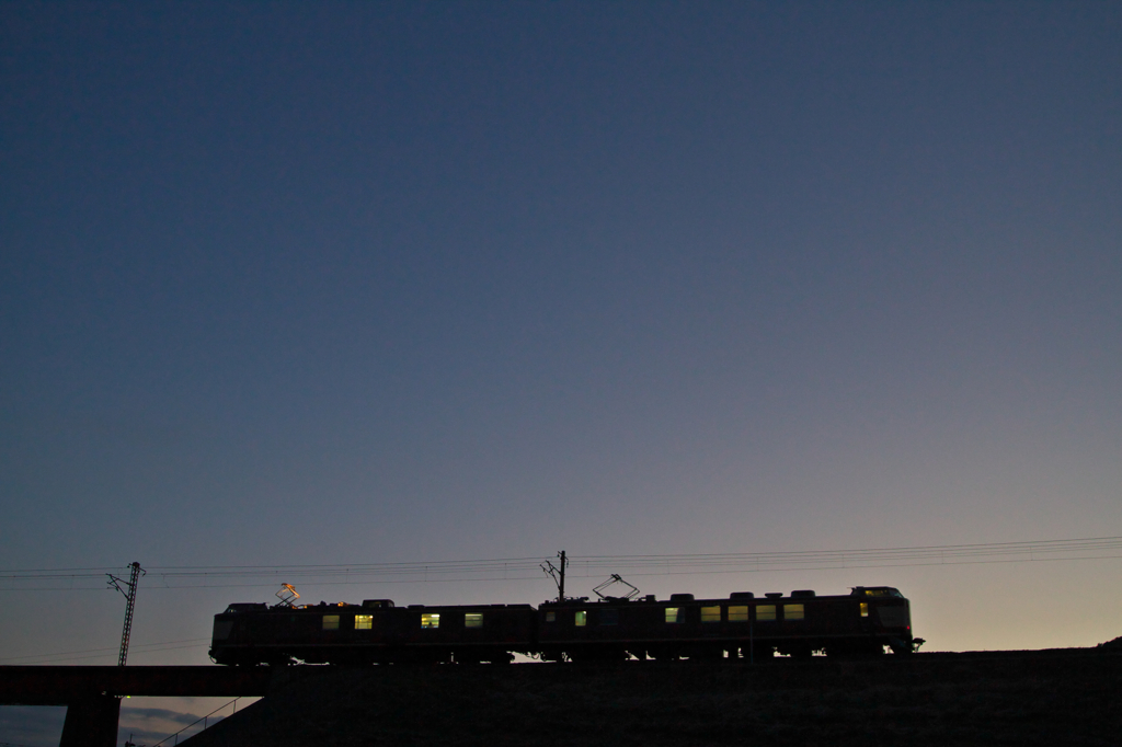 silhouette of dawn 
