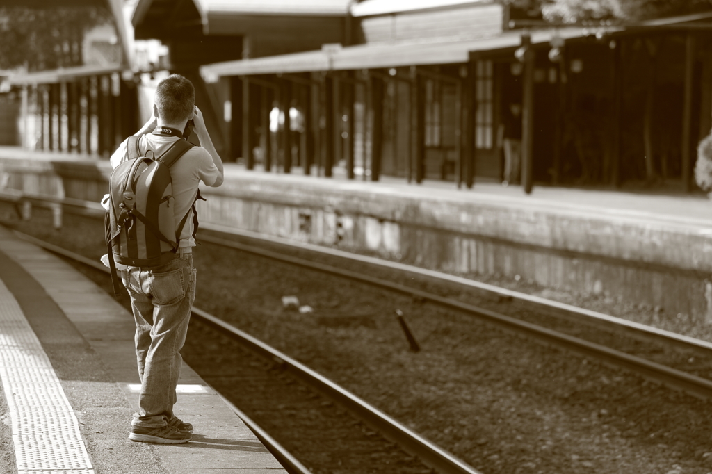 Mr.P in a platform 