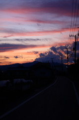 夕暮れ