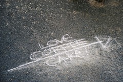 雨に打たれたLOVE