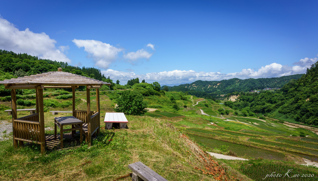 四ヶ村の棚田　（山形県大蔵村　肘折温泉）