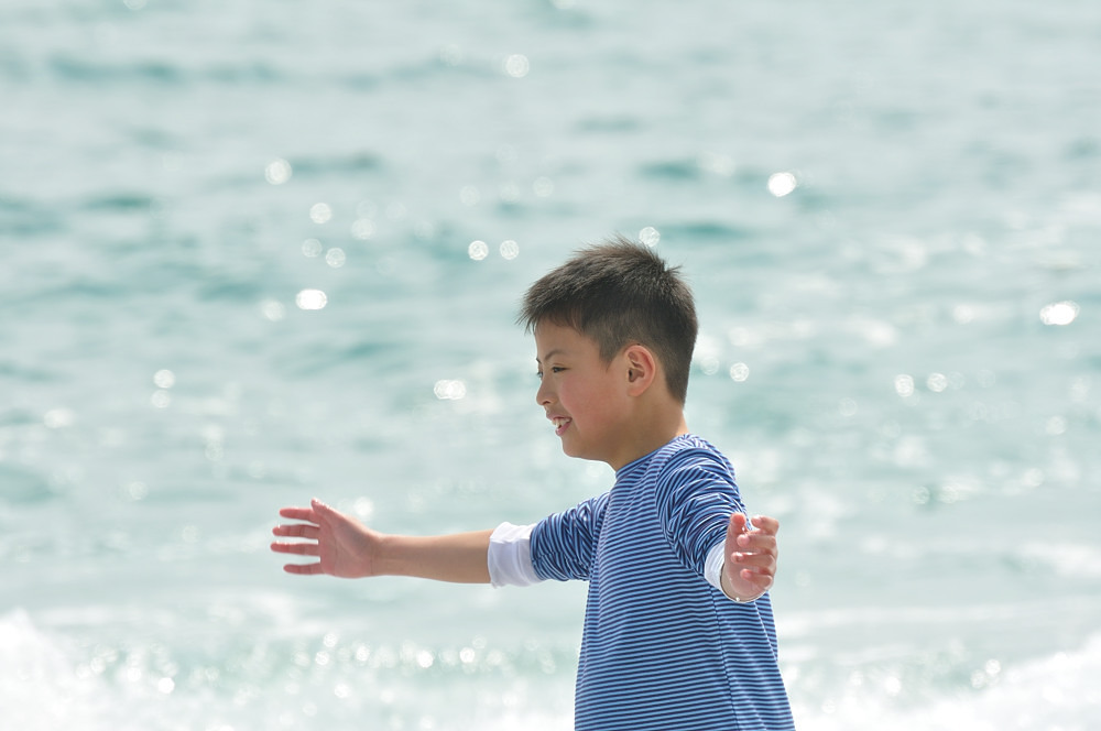 Boy in the Beach