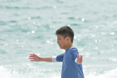 Boy in the Beach