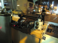 路面電車にて