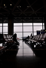 静かな空港