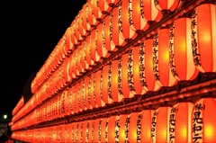 祭りの赤