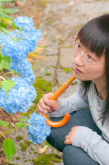 雨に誘われて